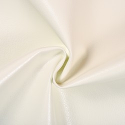 Ткань Дерматин (Кожзам) для мебели, цвет Белый (на отрез)  в Абакане