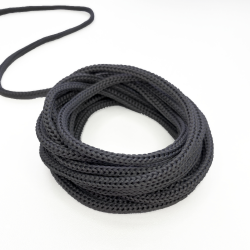 Шнур для одежды d-4.5мм, цвет Серый (на отрез)  в Абакане