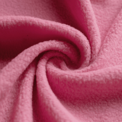 Флис Односторонний 130 гр/м2, цвет Розовый (на отрез)  в Абакане