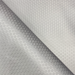 Ткань Оксфорд 300D PU Рип-Стоп СОТЫ, цвет Светло-Серый (на отрез)  в Абакане