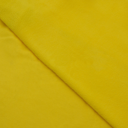 Флис Односторонний 180 гр/м2, Желтый (на отрез)  в Абакане