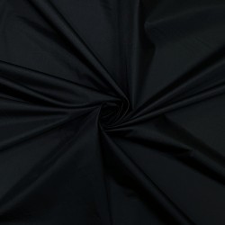 Ткань Дюспо 240Т WR PU Milky, цвет Черный (на отрез)  в Абакане
