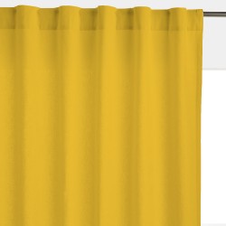 Штора уличная на Трубной ленте (В-220*Ш-145) Желтая, (ткань Оксфорд 600)  в Абакане