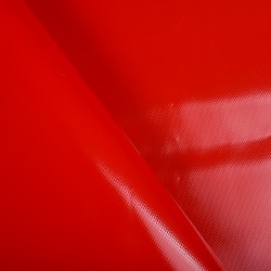 Ткань ПВХ 450 гр/м2, Красный (на отрез)  в Абакане