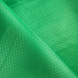 Ткань Оксфорд 300D PU Рип-Стоп СОТЫ, цвет Зелёный (на отрез)  в Абакане