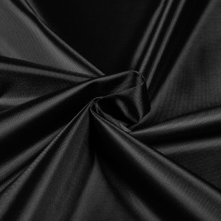 *Ткань Оксфорд 210D PU, цвет Черный (на отрез)  в Абакане