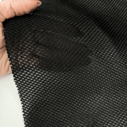 Сетка 3D трехслойная Air mesh 165 гр/м2, цвет Черный   в Абакане