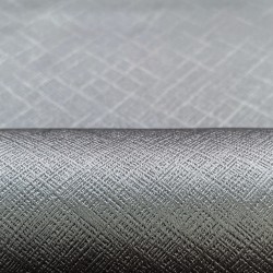 Ткань Блэкаут для штор светозатемняющая 100% &quot;Орнамент Серый&quot; (на отрез)  в Абакане